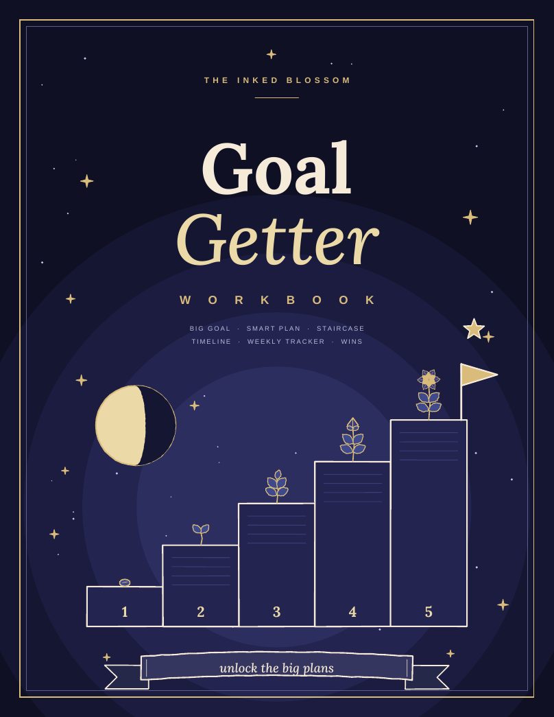 Cover page of the Goal Getter Workbook